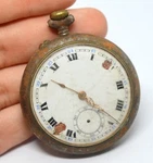 19TH Century Men's Depose Acier Garant Mechanical Pocket Watch. Fixed Price $60.00.