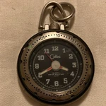 Colibri Quartz Pocket Watch Stainless Steel Silver Black Brushed Analog 3ATM. Fixed Price $90.00.
