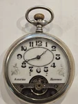 Rare Vintage Hebdomas 8-DAY Pocket Watch Open Heart 1916 Milan Grand Prix Runs. Fixed Price $239.00.