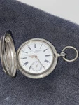 Tavannes Co-kama, Solid Silver Hunter Pocket Watch.. Fixed Price $231.73.