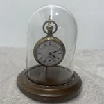 Vintage Sears Pocket Watch Gold Tone Base Metal Britain Wind Up Stand For Repair. Fixed Price $49.88.