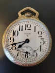 1951 Elgin Model 10K Rgp Pocketwatch Runs 17 Jewels M20 16S N392537 Works. Fixed Price $275.00.