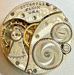 * 1920 Elgin 3/0 Size Gr. 462 M. 7J Hc Ls Pocket Watch Movement To Fix N61. Fixed Price $19.99.