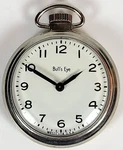 Vintage Westclox Bull Eye Pocket Watch Dollar Usa Works!. Fixed Price $35.00.