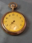 1914 Longines 16 Jewel Pocket Watch Gold Filled Case. Fixed Price $360.58.