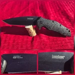 Kershaw Kuro 1835TBLK Pocket Knife Liner Lock Plain Edge Tanto Blade Exc. Fixed Price $34.99.
