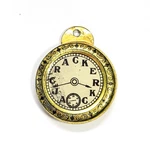 1931 Cracker Jack Prize Pocket Watch Tin Metal Toy Black And Gold Color. Fixed Price $33.00.