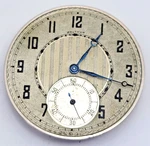 Waltham Grade 210 Pocket Watch Movement C.1917 Silver Deco Dial - SB12S30. Fixed Price $49.99.