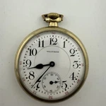 Vintage 1904 Waltham Railroad 23 Jewels Size 16 Vanguard Gold Filled Case - Runs. Fixed Price $535.00.