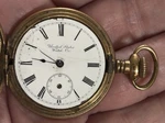 Antique United States Watch Co. New York Gold Lady Size Pocket. Fixed Price $449.00.