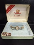 Vintage Louis Fifth Avenue Women's 25 Jewel Swiss Watch Original Box - Runs. Fixed Price $25.00.