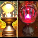 Gold Hand Crystal Ball Cloche Fortune Teller Orb Psychic Halloween Decor Mystic. Fixed Price $39.99.