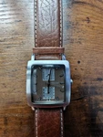 Kenneth Cole Men KC1341 Multifunction Brown Dial And Leather Strap Watch. Fixed Price $100.00.