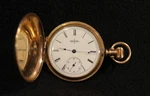 Antique Elgin Model 1, Series 2, Grade 95, Gold Gilt Pocket Watch Double Hunter. Fixed Price $300.00.