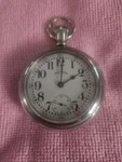 1919 Illinois Co. Pocket Watch, 17 Jewels, Grade 69 MODEL6 Silverode Case. Fixed Price $175.00.