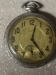 Elgin Vintage Pocket Watch 1930S Manual Mechanical Silveroid Small Seconds. Fixed Price $68.27.