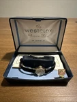 Westclox 17 Jewels Automatic Watch Vintage 1960S Running With Box And Papers. Fixed Price $45.00.