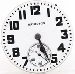 Hamilton Gr. 974 Special, 2490022, 17J Railroad Pocket Watch Movement (hr). Fixed Price $139.95.